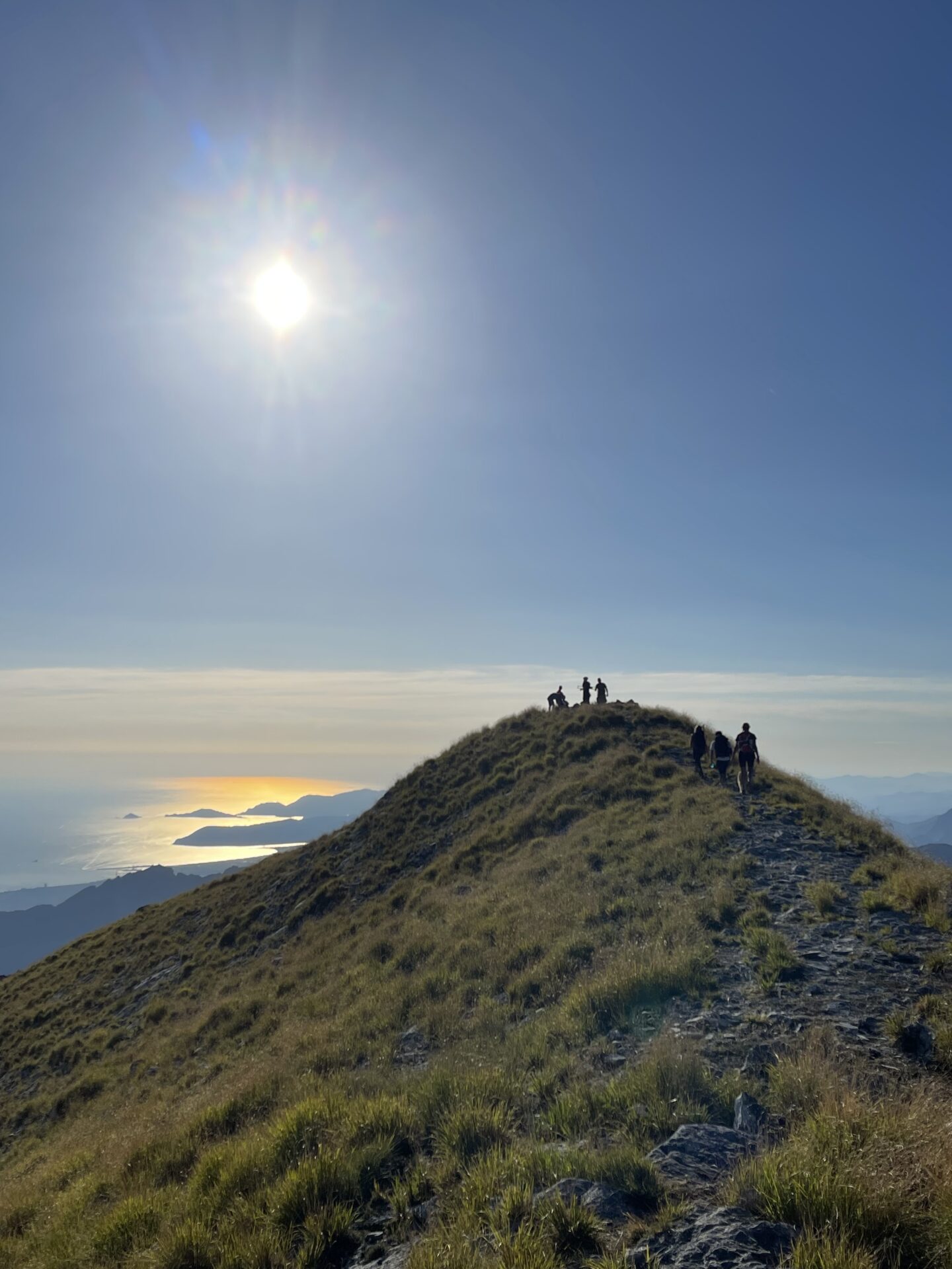 La vista mare delle Apuane